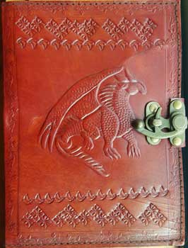 Dragon leather w/ latch